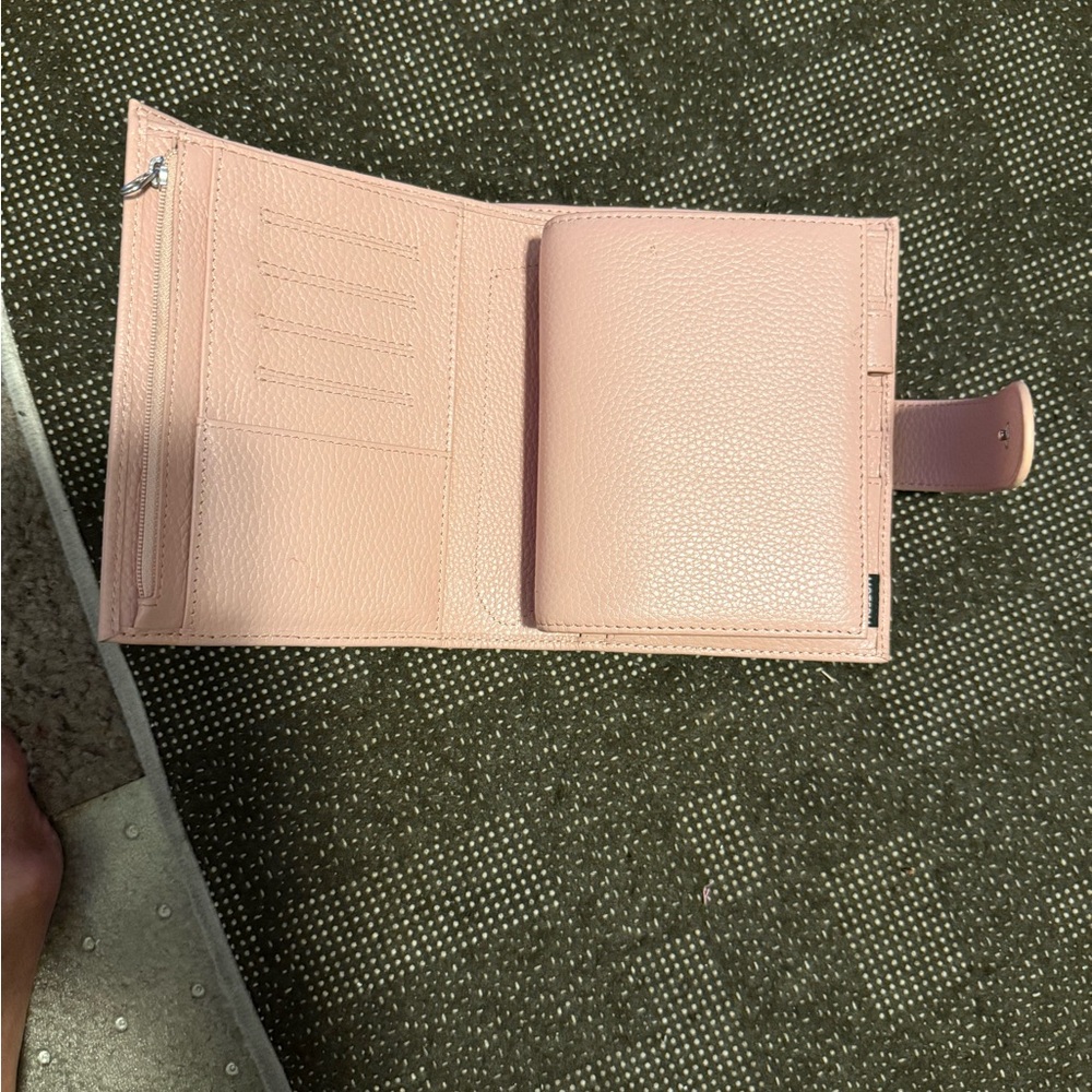 Pink Leather Wallet - Picture 4 of 9